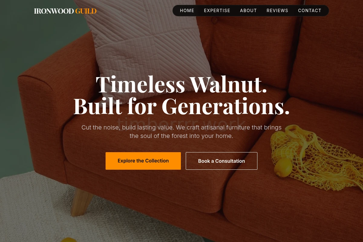 Latest Carpenter Website Blueprint