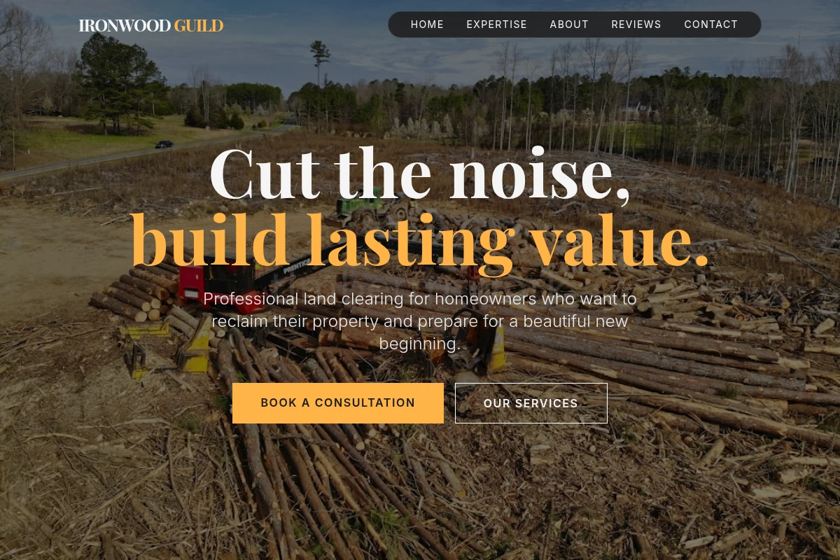 Plane Land Clearing